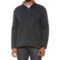 Weatherproof Vintage Button Mock Sweater Fleece Shirt - Sherpa Lined, Long Sleeve