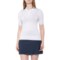 G/FORE Contrast Collar Ribbed Knit Polo Shirt - Short Sleeve