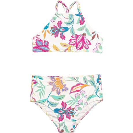 O'Neill Girls Villa Floral Braided Strap Bikini Set