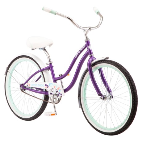 Schwinn Life is good® Cruiser Road Bike - 24” (For Girls)