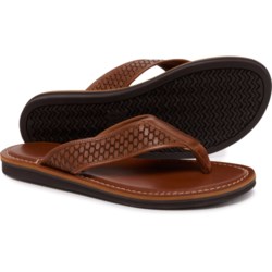 Johnston & Murphy Norris Laser-Weave Flip-Flops - Leather (For Men)