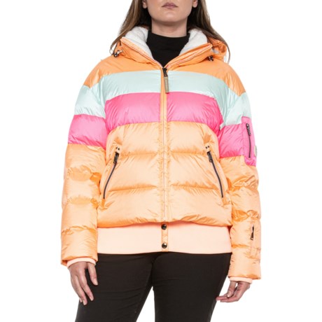 Bogner Sanja-D Color-Block Bomber Down Ski Jacket - Waterproof