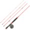 Wetfly Nano Strike Fly Rod and Reel Combo Starter Kit - 4wt, 8’, 4-Piece (For Boys and Girls)