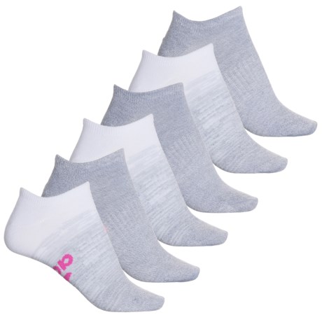 adidas Sport No-Show Socks - 6-Pack, Below the Ankle (For Women)