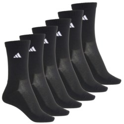 adidas Cushioned Athletic Socks - 6-Pack, Crew (For Women)