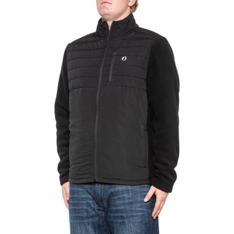 American Outdoorsman Quilted Microfiber-Front Jacket - Fleece Lined