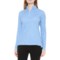 Peter Millar Printed Raglan Perth Zip Neck Base Layer Top - UPF 50+, Long Sleeve