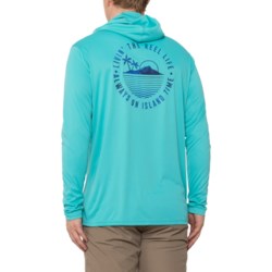 Reel Life Island Time Circle Sun Defender Hoodie - UPF 50+, Long Sleeve