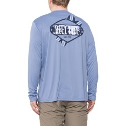 Reel Life Beach Bummin Crew Neck T-Shirt - UPF 50+, Long Sleeve