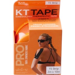 KT Tape Pro Kinesiology Therapeutic Pre-Cut Strips - 15-Pack