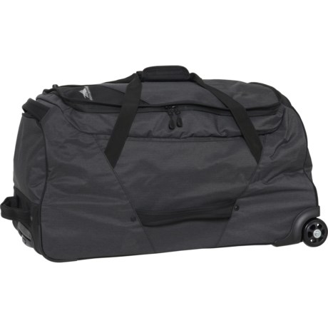 High Sierra 28” Forester Rolling Duffel Bag - Black Heather