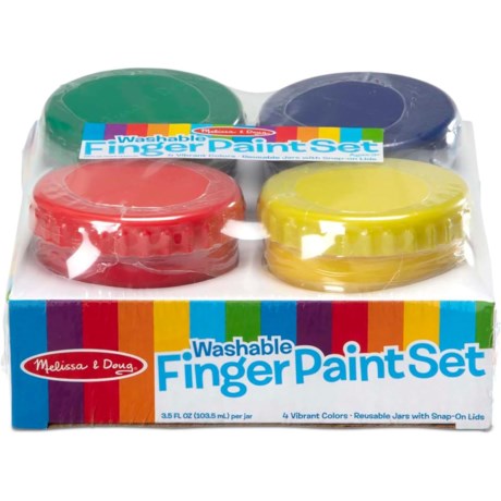 Melissa & Doug Finger Paint Set - 4-Pack
