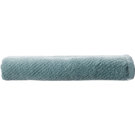 Coyuchi Organic Cotton Air Weight Hand Towel - 550 gsm, 20x40”, Deep Aqua