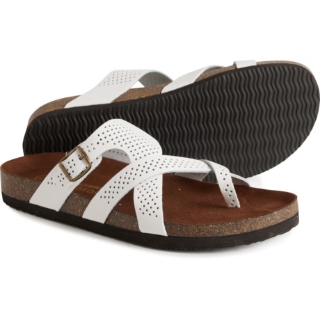 White Mountain Hackie Sandals - Leather (For Women)