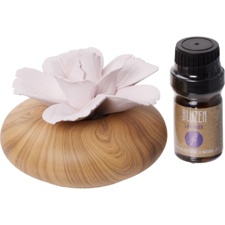 BluZen Succulent Stone Diffuser with Lavender Essential Oil
