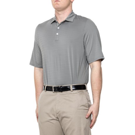 KJUS Soren Twill Stripe Polo Shirt - Short Sleeve