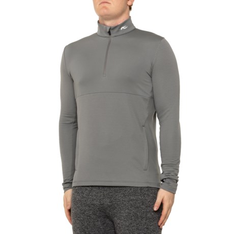 KJUS David Midlayer Golf Shirt -  Zip Neck, Long Sleeve
