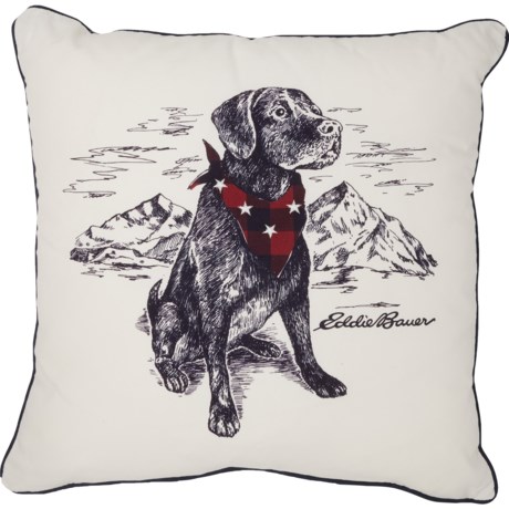 Eddie Bauer American Star Dog Throw Pillow - 20x20”