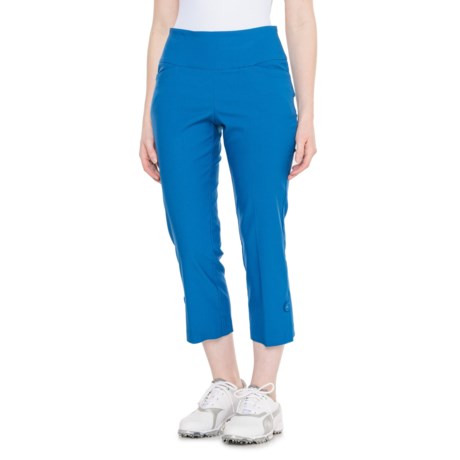 SWING CONTROL Button Vent Hem Crop Pants