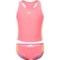 Speedo Big Girls Color-Block Tankini Set - UPF 50+