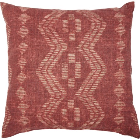 Canaan Geometric Throw Pillow - 21x21”, Feather Fill