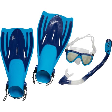 Speedo Hydroscope Swim Mask, Snorkel and Fins Set