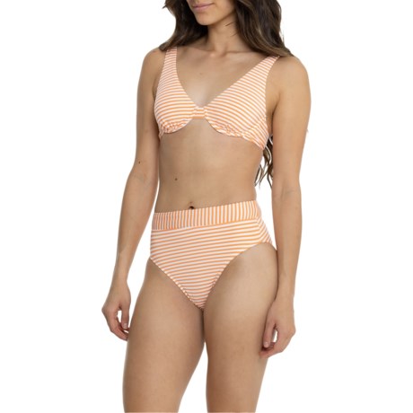 Splendid Plunge Seersucker Bikini Set