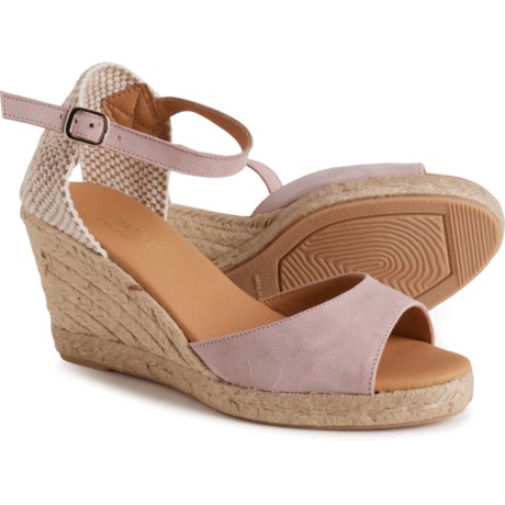 PASEART ESPADRILLES Made in Spain One Band Wedge Sandals - Suede (For Women)