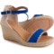 PASEART ESPADRILLES Made in Spain Wedge Open-Toe Sandals - Suede (For Women)