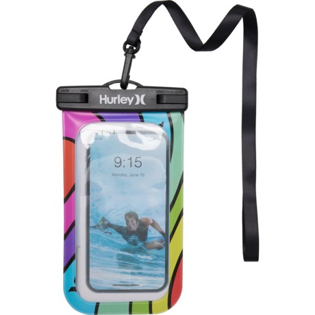 Hurley Printed Waterproof Smart Phone Pouch