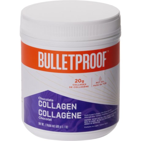 BULLETPROOF Chocolate Collagen Protein Powder with Amino Acids - 17.6 oz.