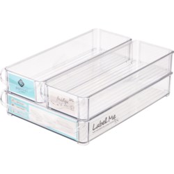 GOURMET HOME Fridge Storage Bin Set - 3-Piece