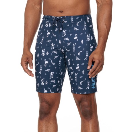 HURLEY EXIST Deep Sea AOP Swim Boardshorts