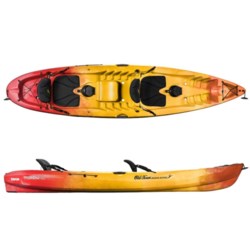 Ocean Kayak Malibu Two-Tandem Recreational Kayak - 12’, Sit-on-Top