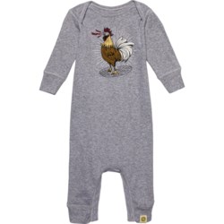 John Deere Infant Boys Rooster Baby Bodysuit - Long Sleeve