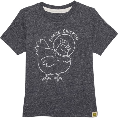 John Deere Toddler Boys Space Chicken T-Shirt - Short Sleeve