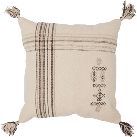 Loloi Hand Woven Throw Pillow - 18x18”