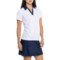 Stella Parker Side-Ruched Shirt - UPF 50, Short Sleeve