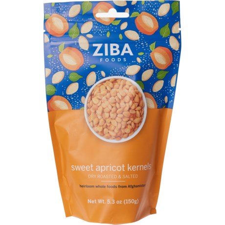 Ziba Dry Roasted and Salted Sweet Apricot Kernels - 5.3 oz.