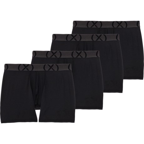 2XIST X Basics Sport Mesh Boxer Briefs - 4-Pack, 6”