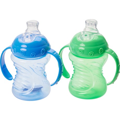 NUBY Grip N’ Sip Soft Spout Trainer Cup - 2-Pack, 8 oz.