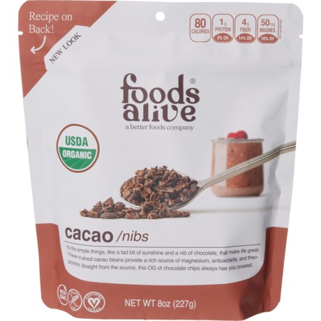 Foods Alive Cacao Nibs - 8 oz.
