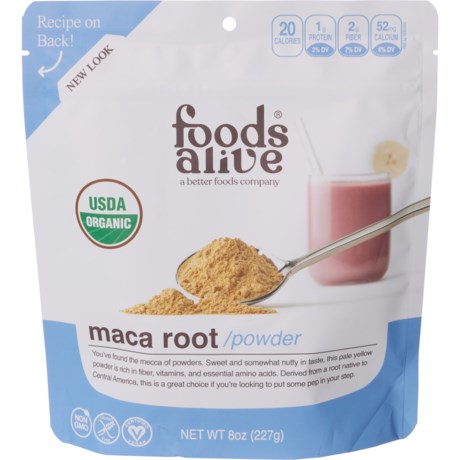Foods Alive Organic Maca Root Powder - 8 oz.