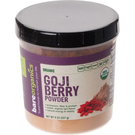 BareOrganics Organic Goji Berry Powder - 8 oz.