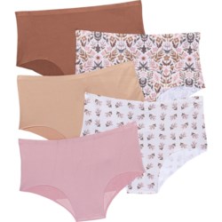 Born Laser-Cut High-Waisted Panties - 5-Pack, Briefs