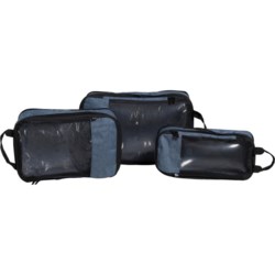 W+W Deluxe Packing Cubes - 3-Pack, Heather Navy