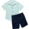 LAND N SEA Toddler Boys Shirt and Shorts Set - Short Sleeve