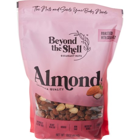 BEYOND THE SHELL NUTS Almonds - 16 oz.