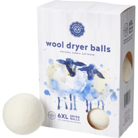Woolzies Wool Dryer Balls - Set of 6
