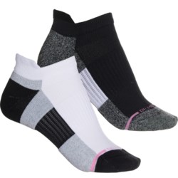 DR MOTION Color-Block Everyday Compression Socks - 2-Pack, Ankle (For Women)